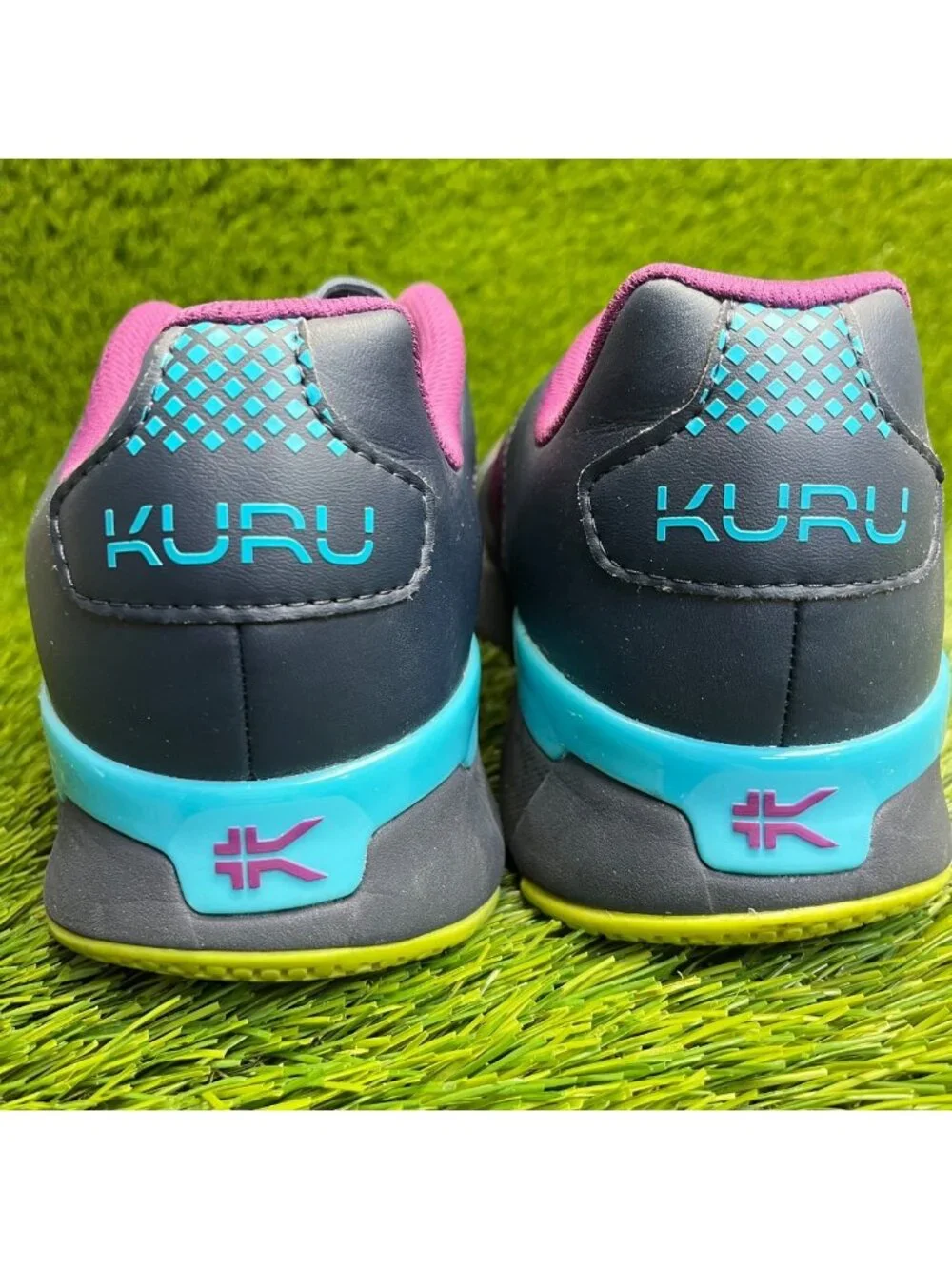 Kuru Quantum 2.0 Womens Size 8D Purple Blue Athletic Running Shoes Sneakers